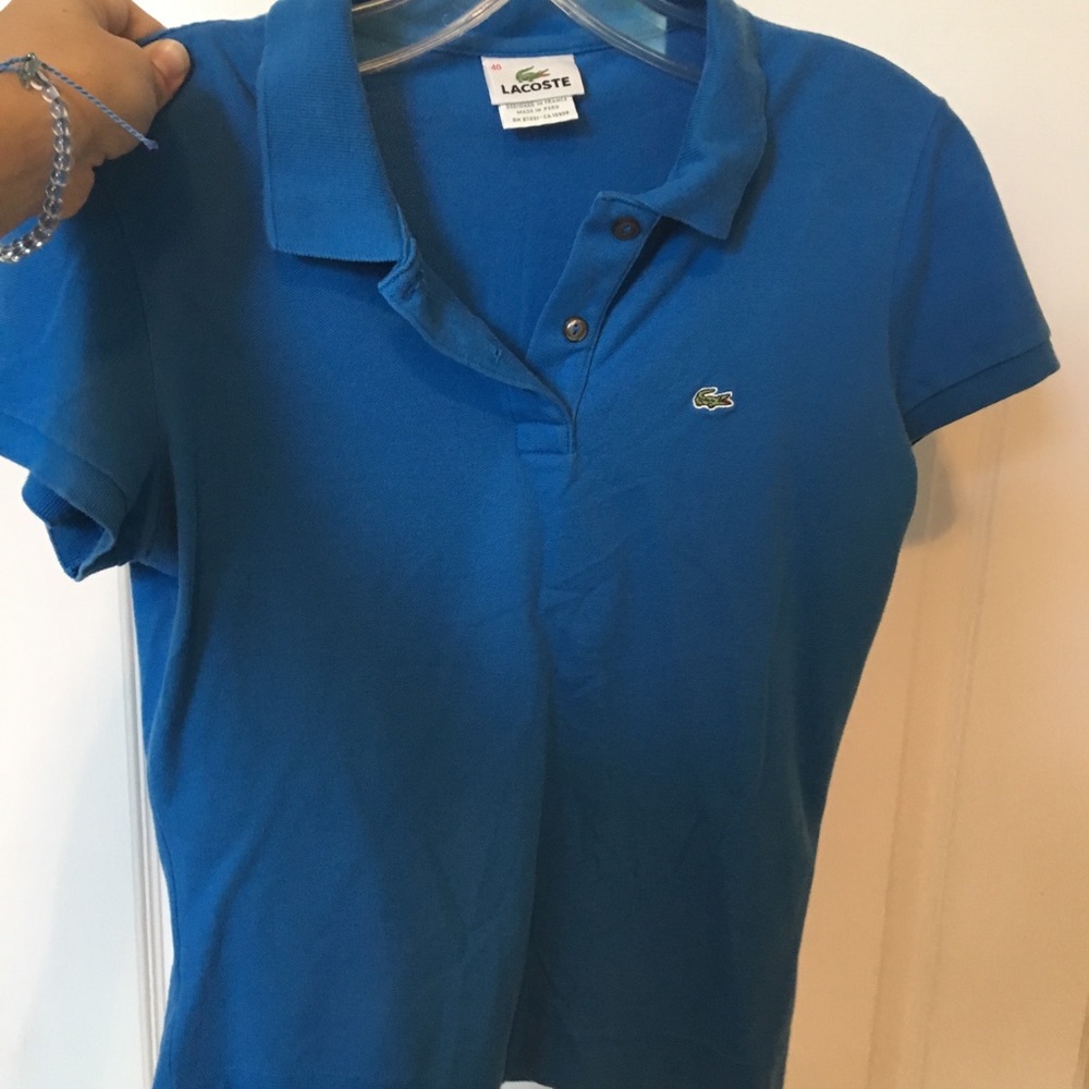 LACOSTE boys collared shirt